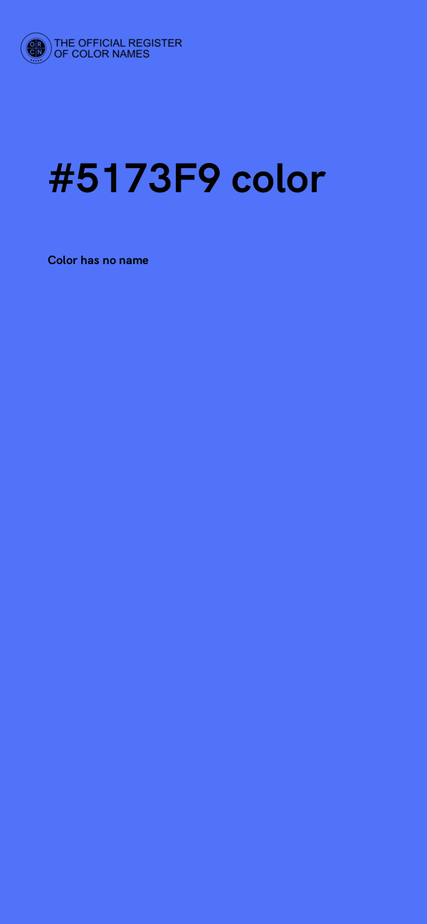 #5173F9 color image