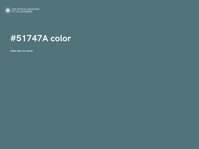 #51747A color image