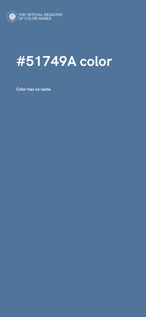 #51749A color image