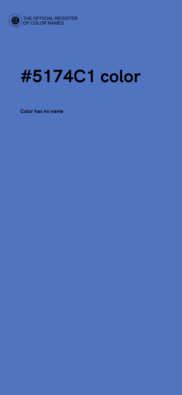 #5174C1 color image