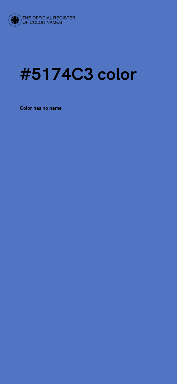 #5174C3 color image