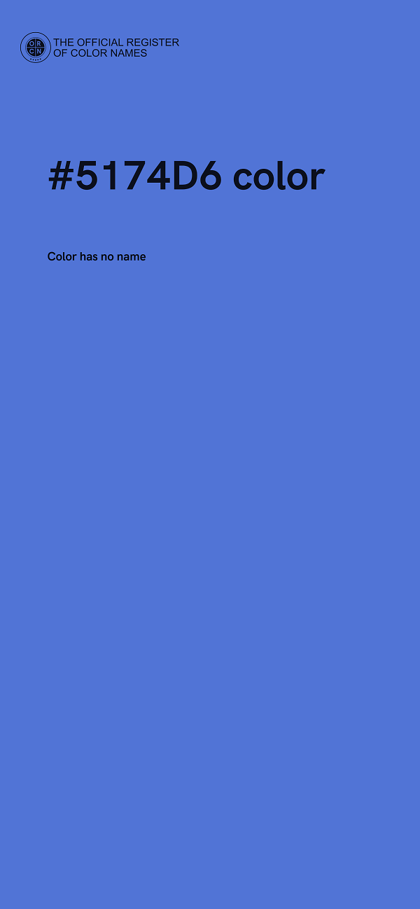 #5174D6 color image
