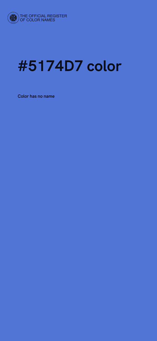 #5174D7 color image