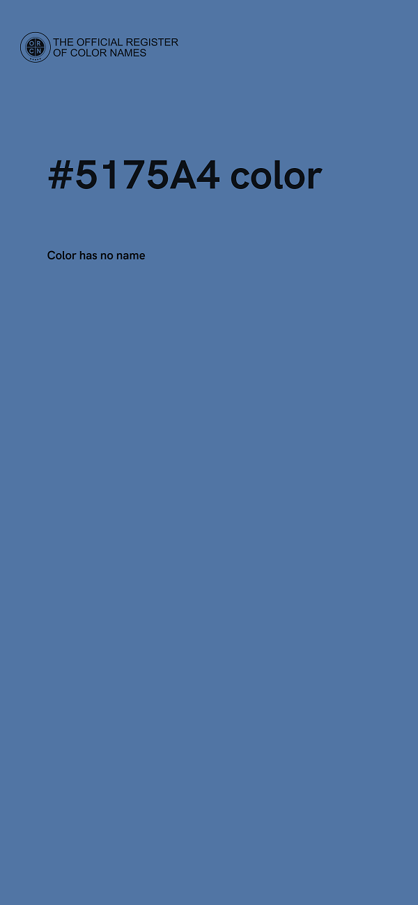 #5175A4 color image