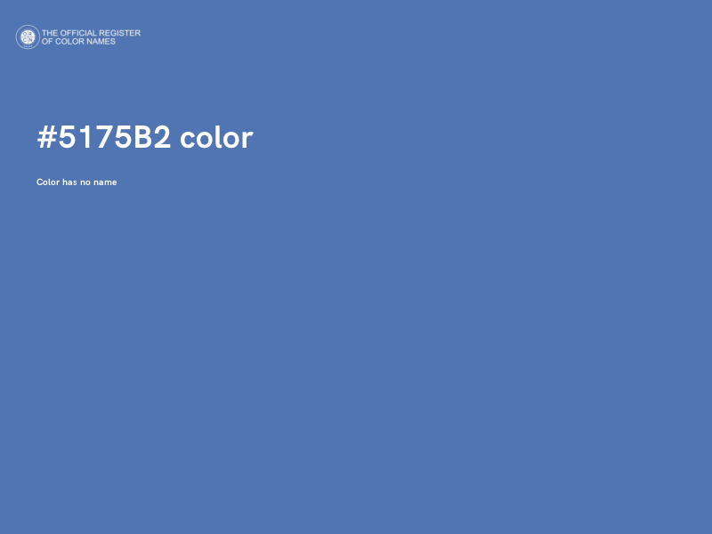#5175B2 color image