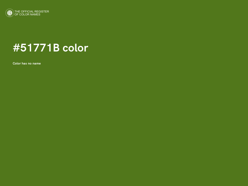 #51771B color image