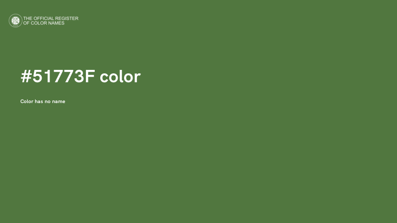 #51773F color image