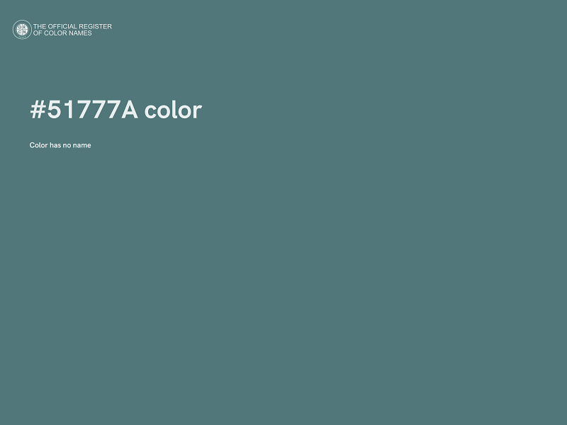 #51777A color image
