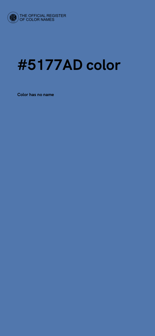 #5177AD color image