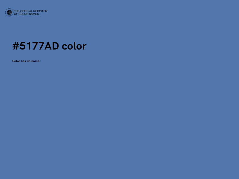 #5177AD color image