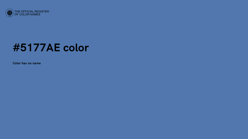#5177AE color image