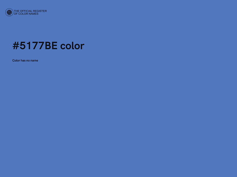 #5177BE color image