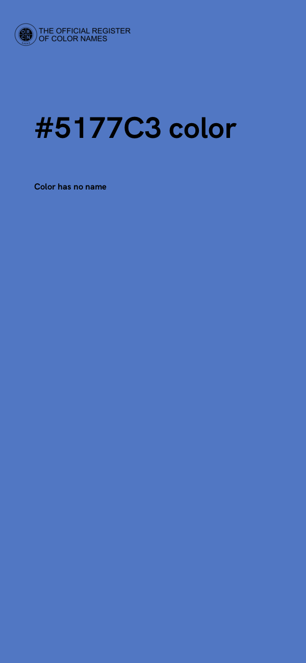 #5177C3 color image