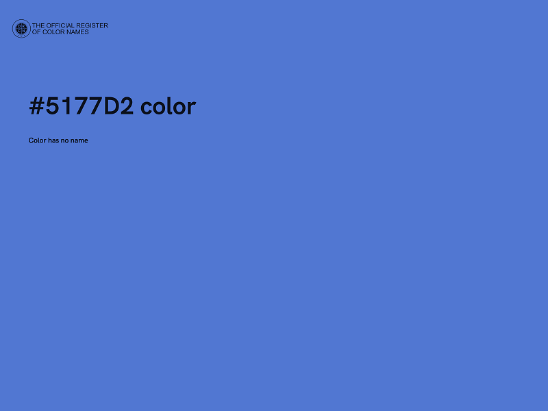 #5177D2 color image