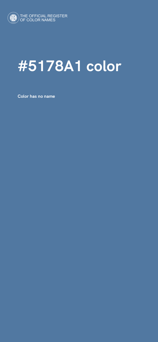 #5178A1 color image