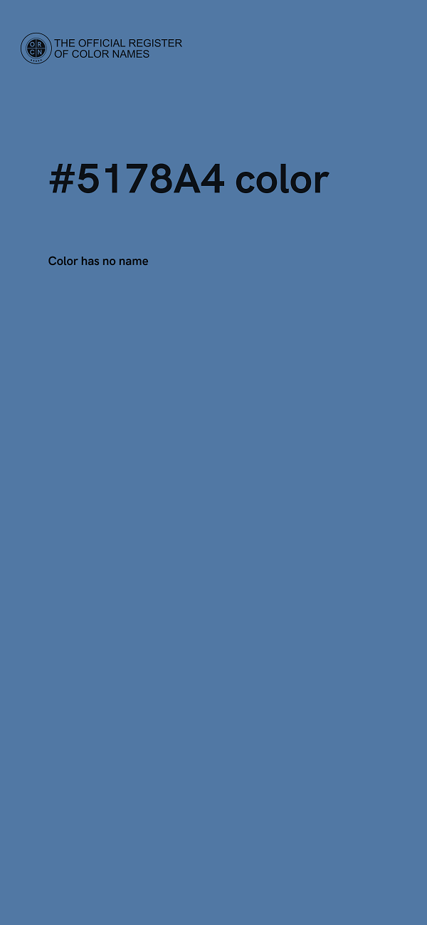 #5178A4 color image