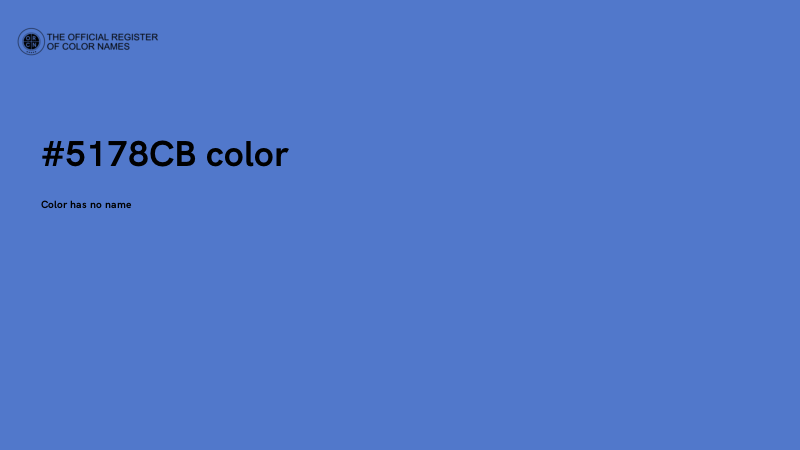 #5178CB color image