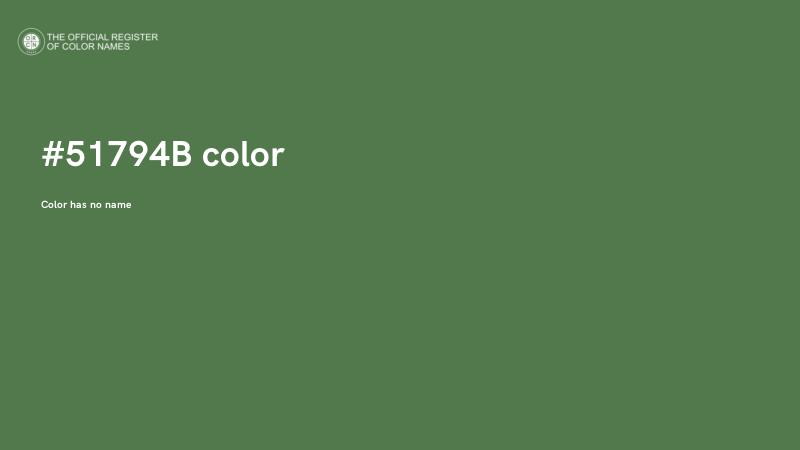 #51794B color image