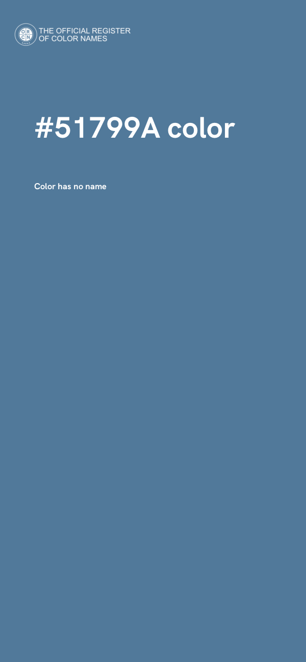 #51799A color image