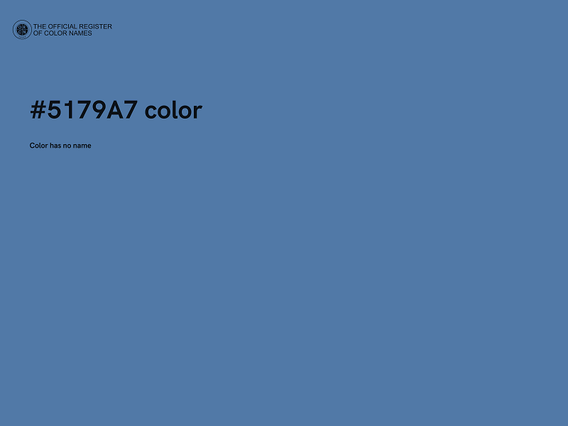 #5179A7 color image