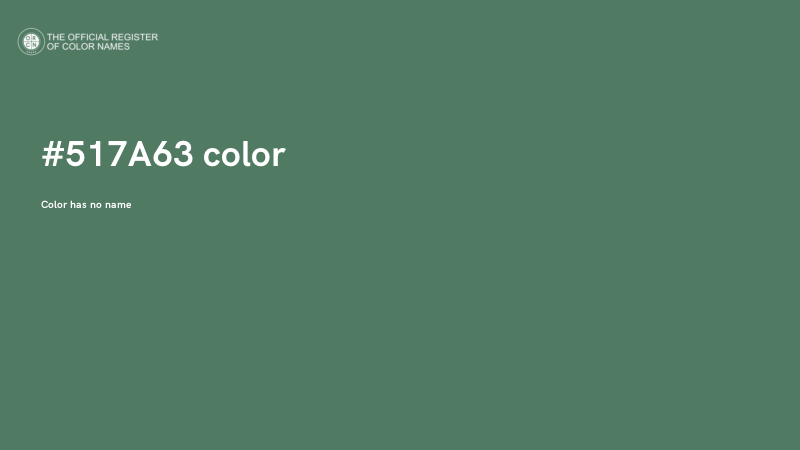 #517A63 color image