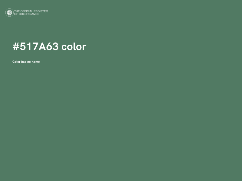 #517A63 color image