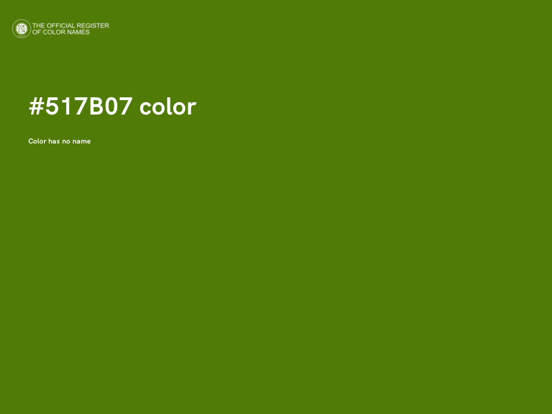 #517B07 color image