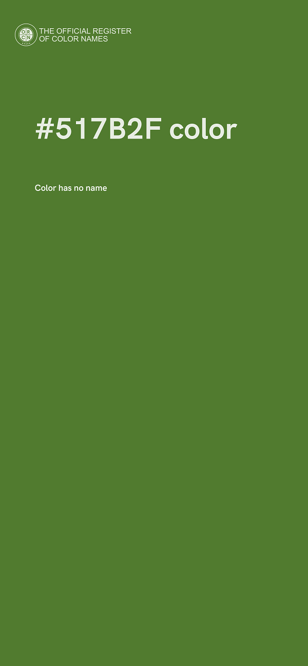 #517B2F color image