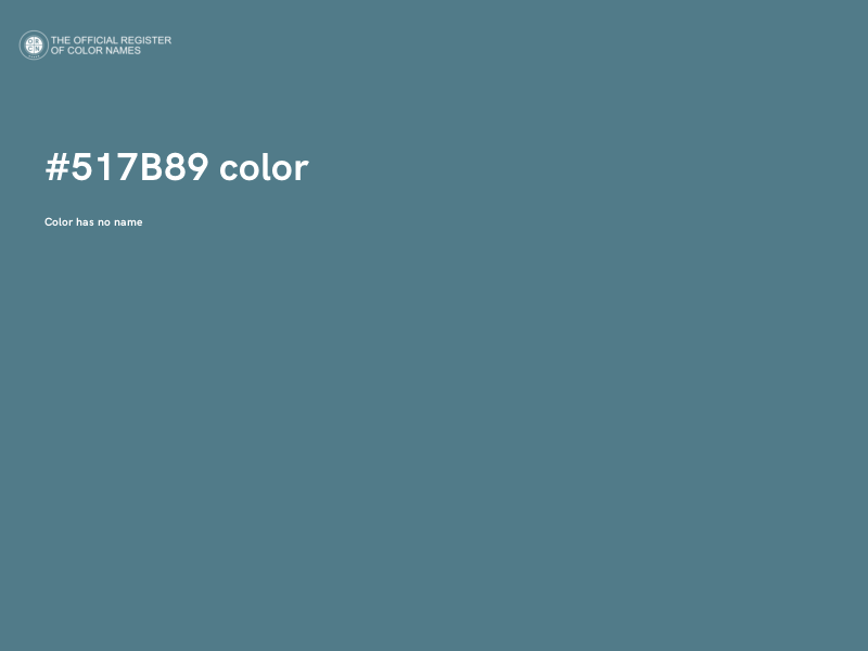 #517B89 color image