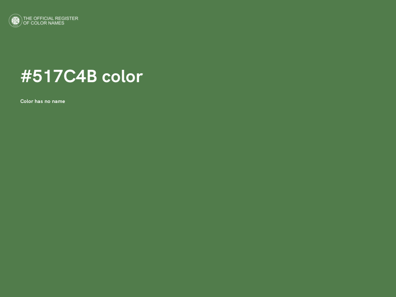 #517C4B color image