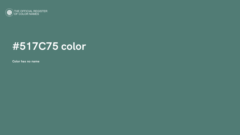 #517C75 color image
