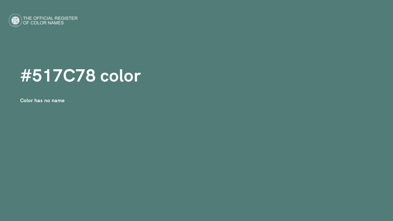 #517C78 color image