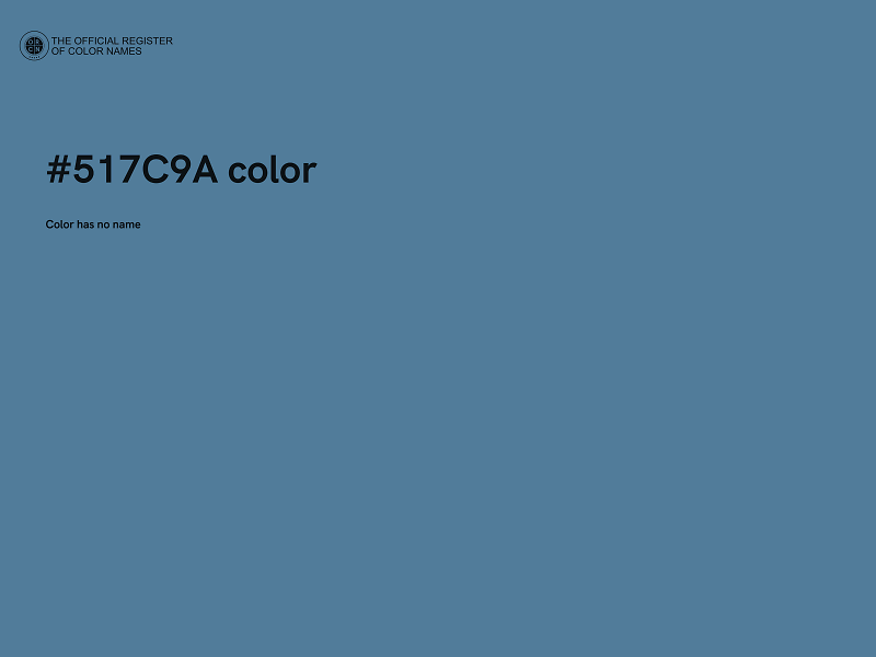 #517C9A color image