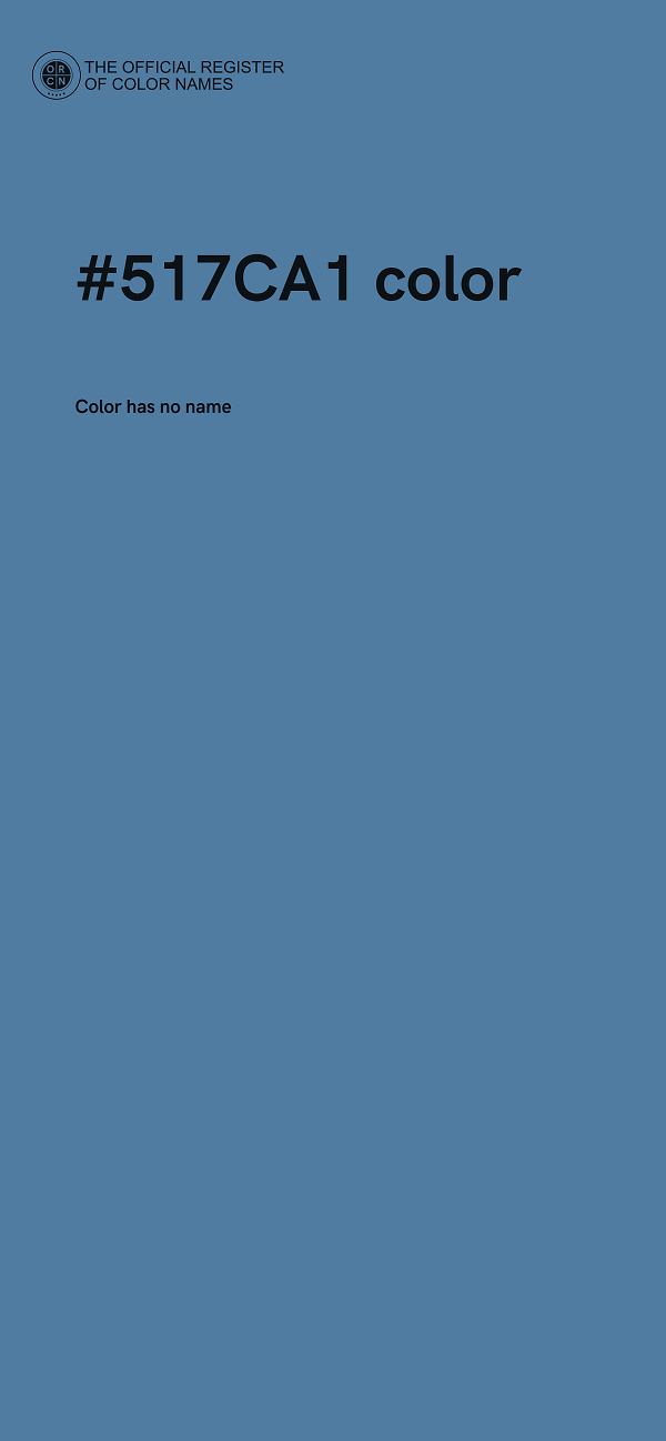#517CA1 color image