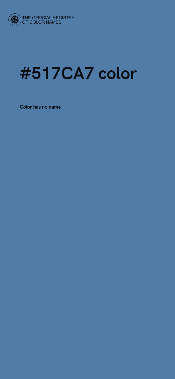 #517CA7 color image