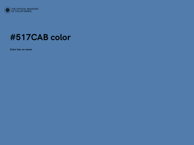 #517CAB color image