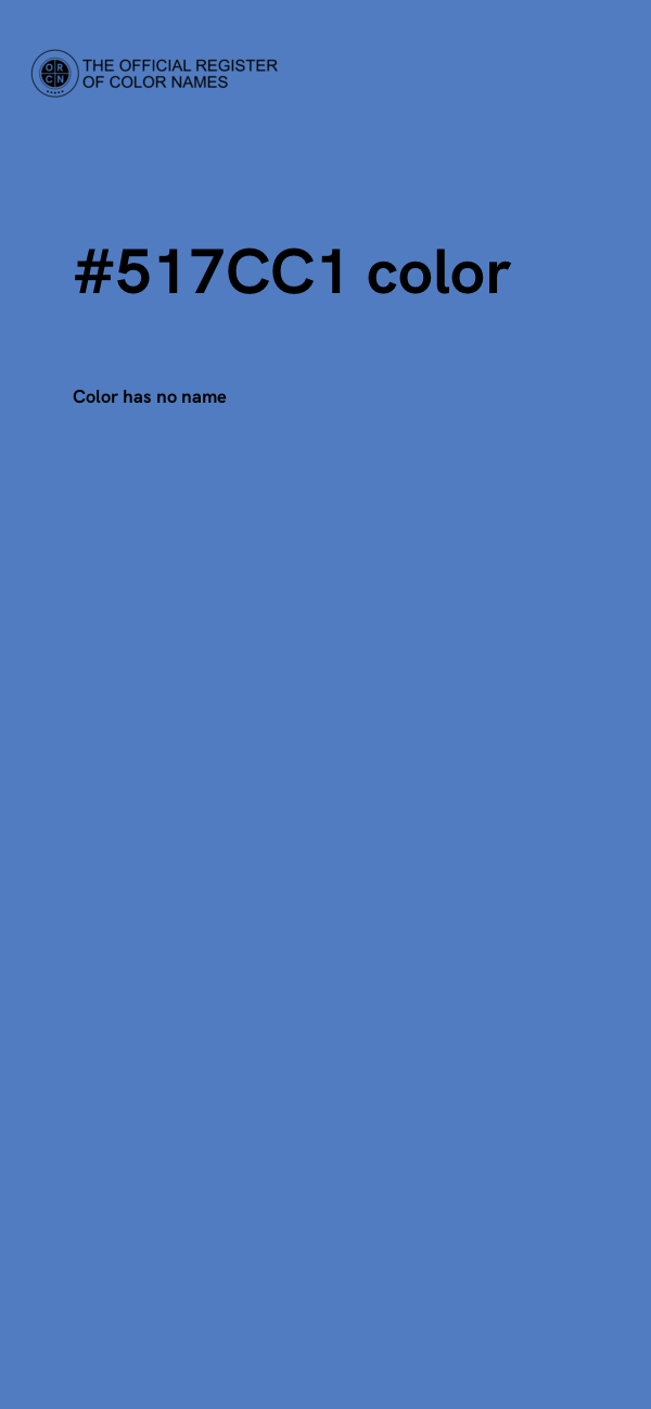 #517CC1 color image