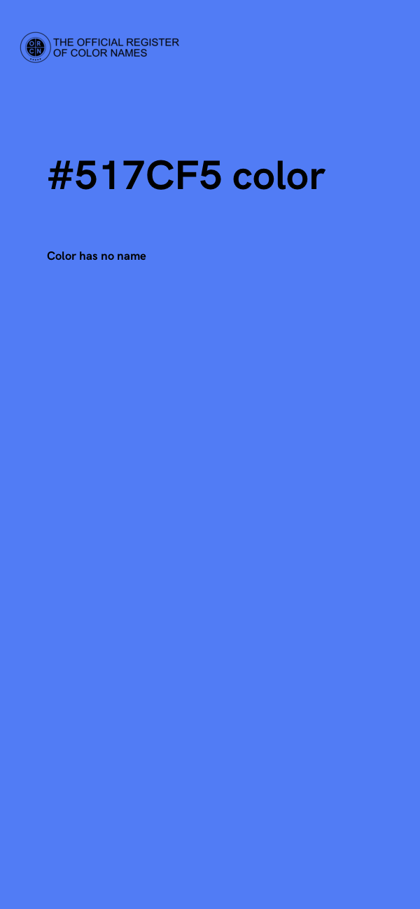 #517CF5 color image