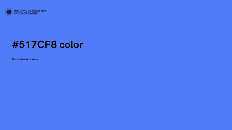 #517CF8 color image