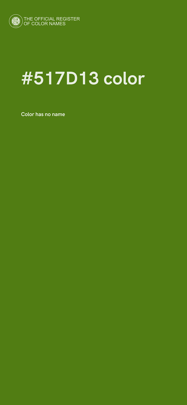#517D13 color image
