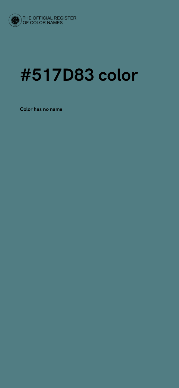 #517D83 color image