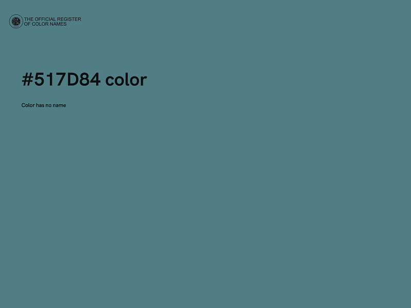 #517D84 color image