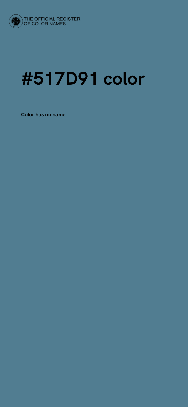 #517D91 color image