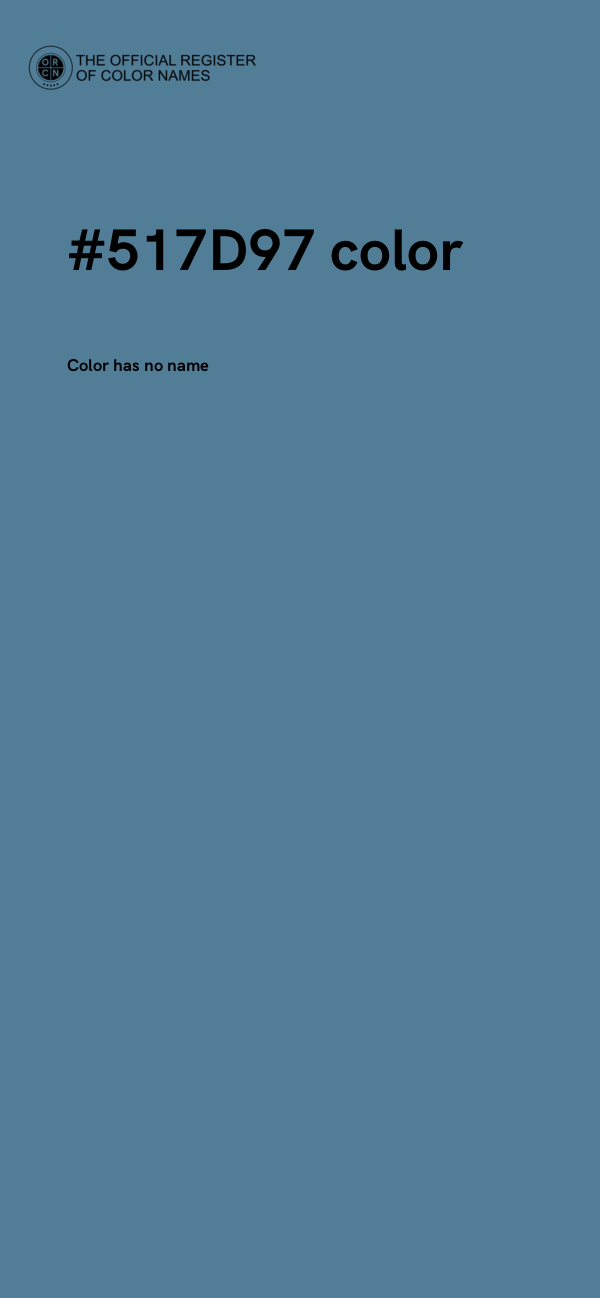 #517D97 color image