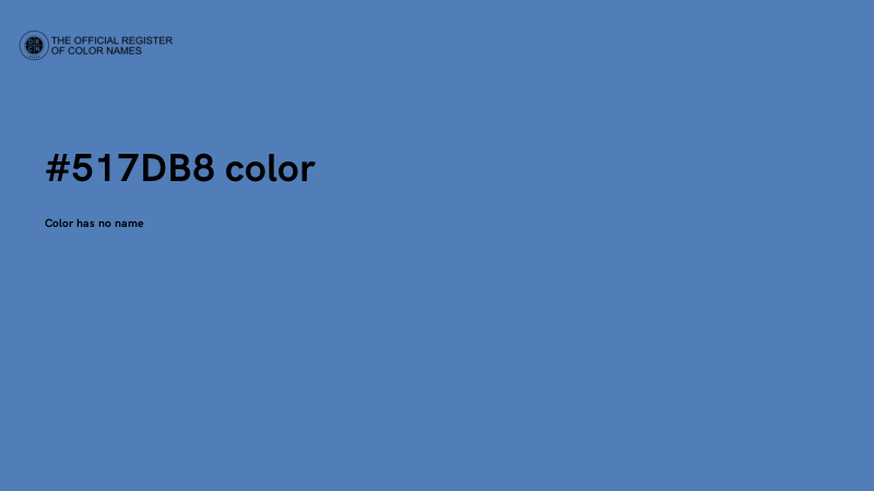 #517DB8 color image