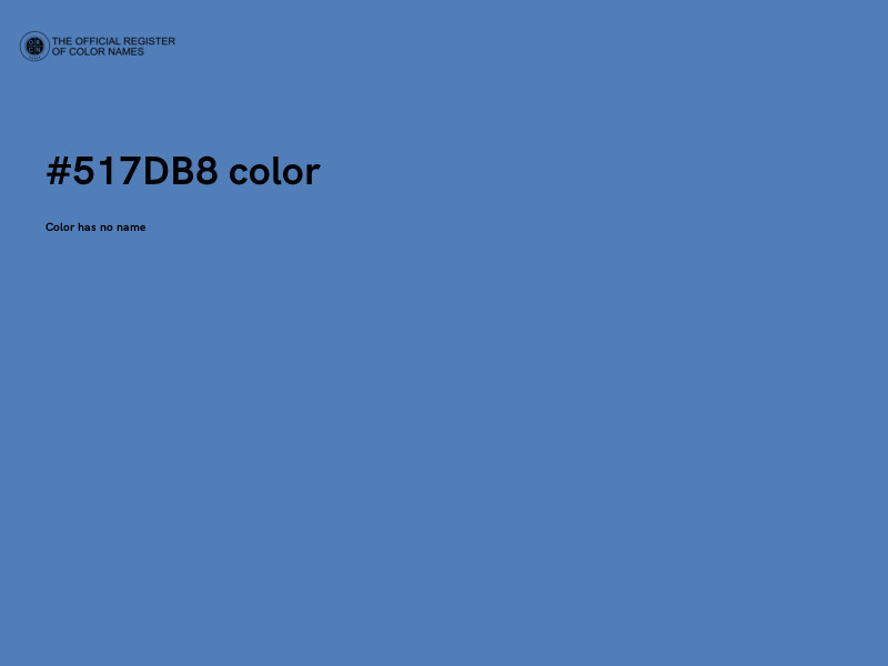 #517DB8 color image
