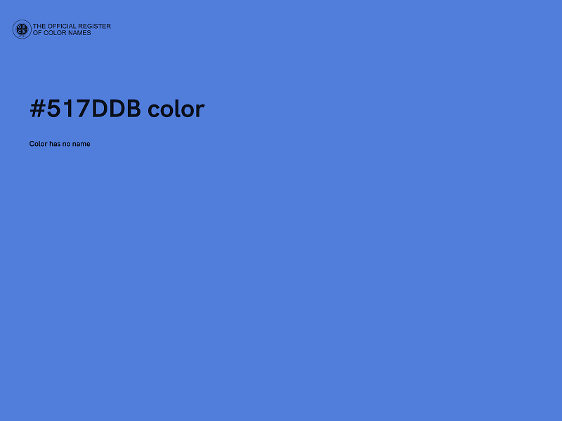 #517DDB color image