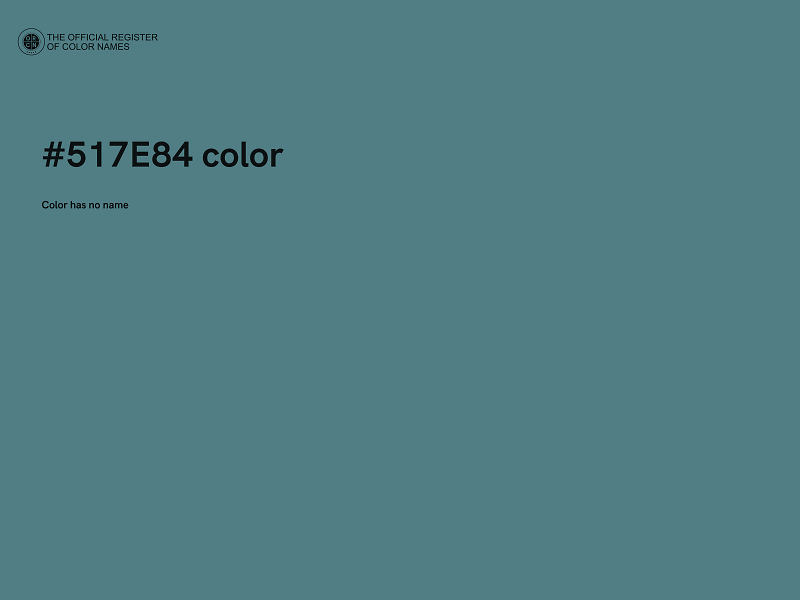 #517E84 color image