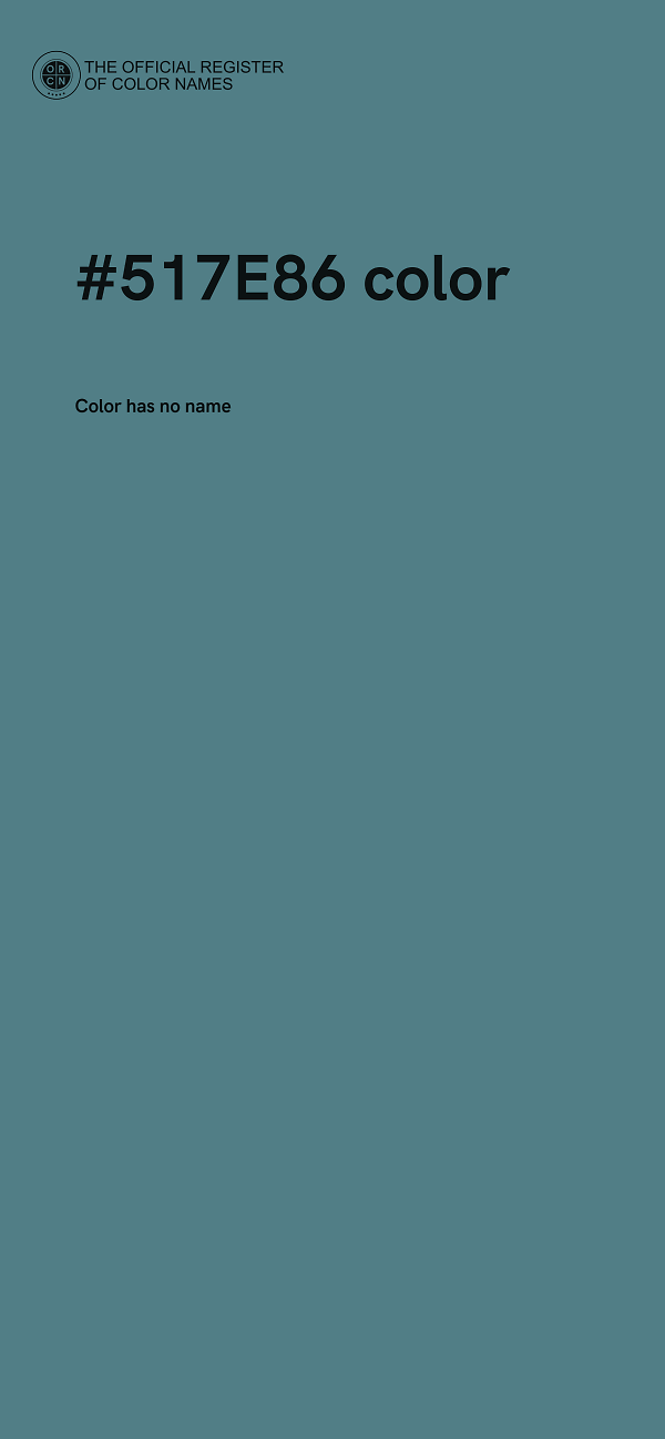#517E86 color image