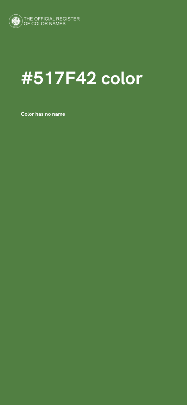 #517F42 color image